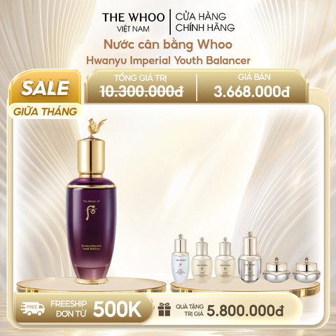 Nước cân bằng Kiệt tác Hoàn lưu Hwanyu Imperial Youth Balancer