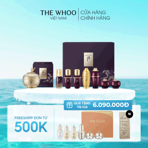 Bộ Kem Mắt Kiệt Tác Hoàn Lưu Cao Whoo Hwanyu Imperial Youth Contour Eye Cream Special Set New