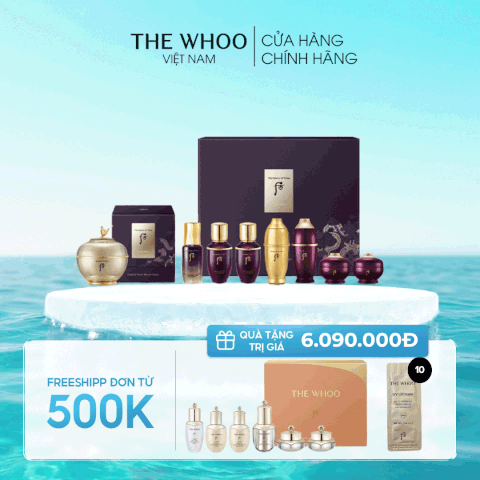 Bộ Kem Dưỡng Kiệt Tác Hoàn Lưu Cao Whoo Hwanyu Imperial Youth Master Cream Special Set