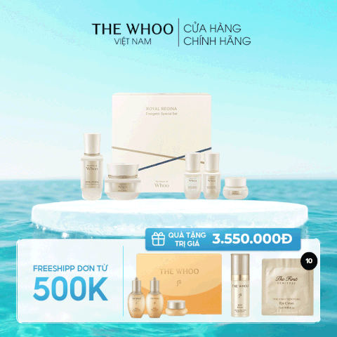 Bộ Dưỡng Whoo Royal Regina Energetic 2pcs Special Set