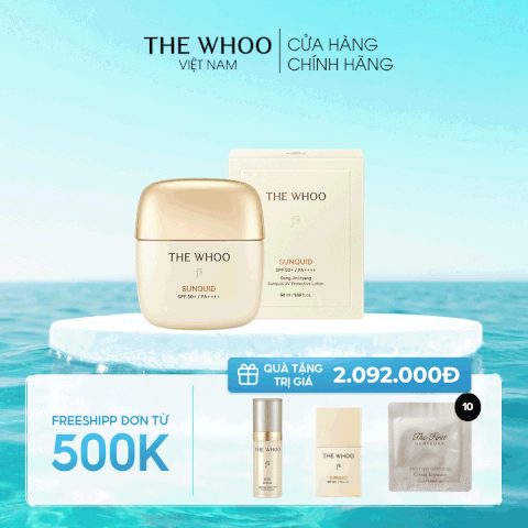 Kem chống nắng Whoo Gongjinhyang Sunquid Uv Protective Lotion