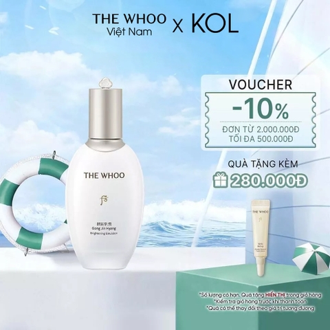 Sữa dưỡng trắng da Whoo Gongjinhyang Seol Radiant White Emulsion