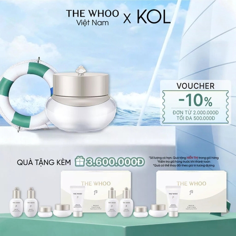 [KOL x The Whoo] Kem dưỡng trắng da Whoo Gongjinhyang Seol Radiant White Moisture Cream