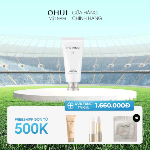 Sữa rửa mặt dưỡng trắng Gongjinhyang Seol Brightening Foam Cleanser
