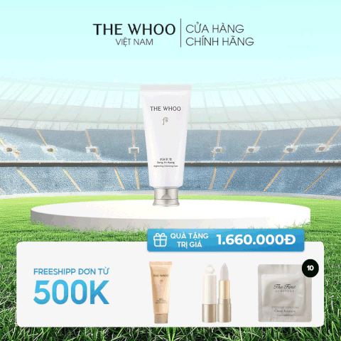 Sữa rửa mặt dưỡng trắng Gongjinhyang Seol Brightening Foam Cleanser