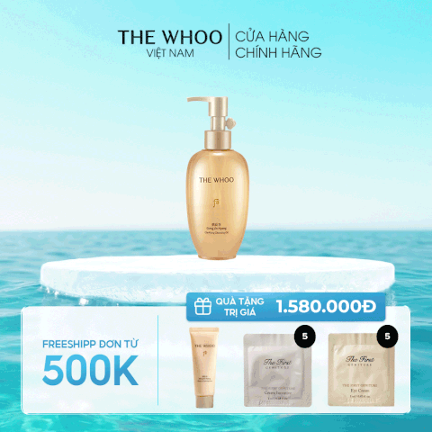 Bộ Làm Sạch Whoo Gongjinhyang Clarifying Cleansing Duo Kit