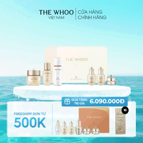 Bộ sản phẩm chống lão hóa Whoo Bichup Royal Anti Anging Duo Set