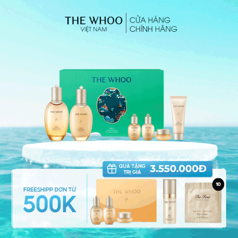 Bộ Dưỡng Da The Whoo Gongjinhyang Firming 2pcs Set Holiday