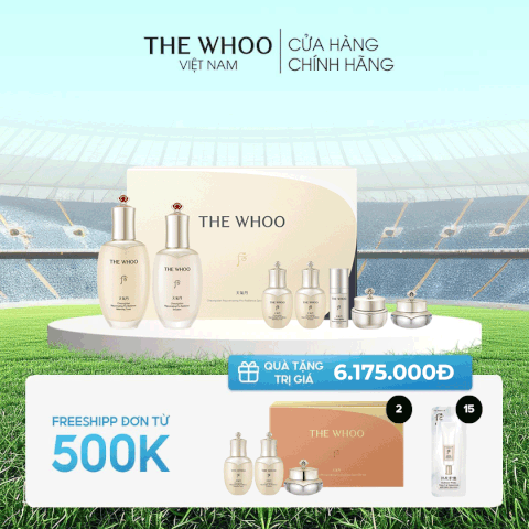 Bộ Dưỡng Da Whoo Cheongidan Pro Radiant 2pcs Set