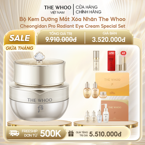 Bộ Kem Dưỡng Mắt Xóa Nhăn Cheongidan Pro Radiant Eye Cream Special Set Y24