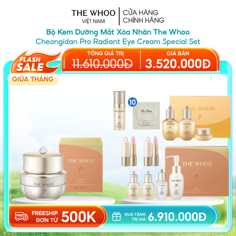 Bộ Kem Dưỡng Mắt Xóa Nhăn Cheongidan Pro Radiant Eye Cream Special Set Y24