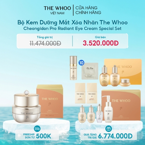 Bộ Kem Dưỡng Mắt Xóa Nhăn Cheongidan Pro Radiant Eye Cream Special Set Y24