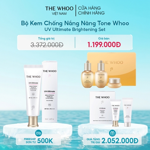 Bộ Kem Chống Nắng Nâng Tone Whoo UV Ultimate Ultimate Brightening