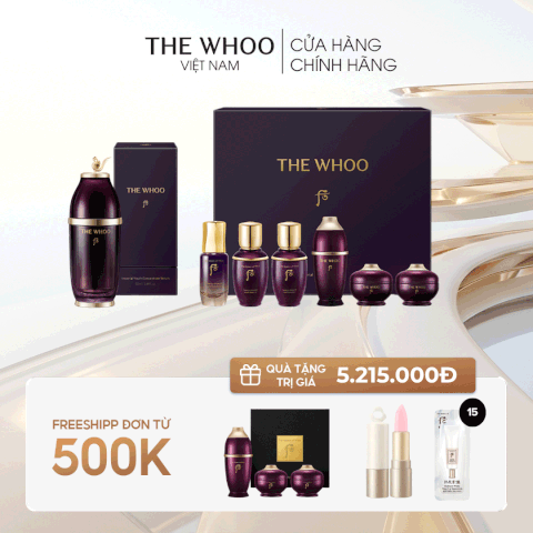 Bộ Tinh Chất Kiệt Tác Hoàn Lưu Cao Whoo Imperial Youth Recovery Serum Special Set