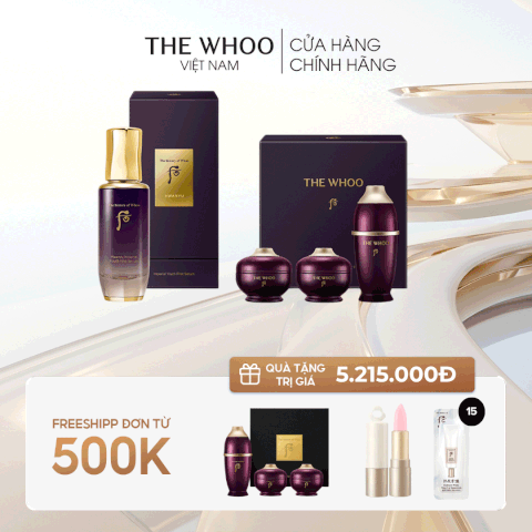 Bộ Tinh Chất Trẻ Hóa Whoo Hwanyu Imperial Youth First Serum Special Set