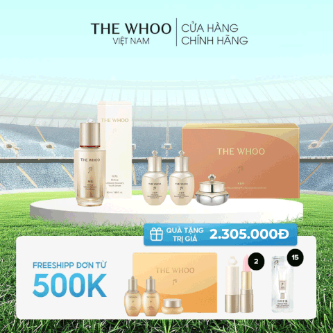 Bộ Dưỡng Da Whoo Bichup Ultimate Youth Serum 50ml Set