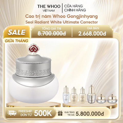 Cao trị nám Whoo Gongjinhyang Seol Radiant White Ultimate Corrector