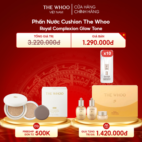Phấn Nước Cushion The Whoo Royal Complexion Glow