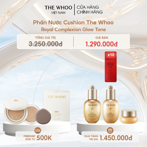 Phấn Nước Cushion The Whoo Royal Complexion Glow