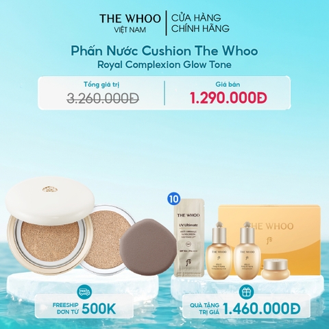 Phấn Nước Cushion The Whoo Royal Complexion Glow