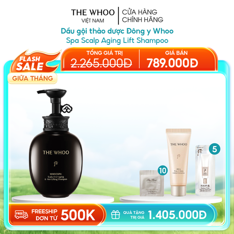 Dầu gội thảo dược Đông y Whoo Spa Scalp Aging Lift Shampoo