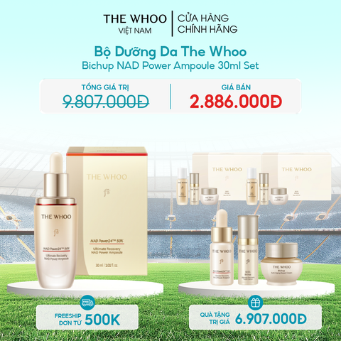 Bộ Dưỡng Da The Whoo Bichup NAD Power Ampoule 30ml Set