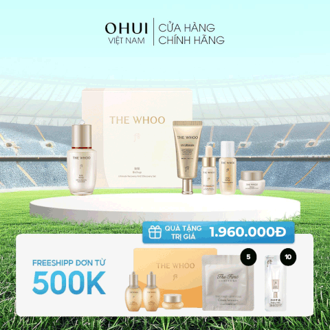 Bộ Tinh chất Trẻ Hóa Whoo Bichup Ultimate Recovery Discovery Set