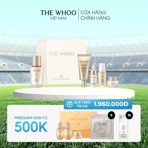Bộ Tinh chất Trẻ Hóa Whoo Bichup Ultimate Recovery Discovery Set