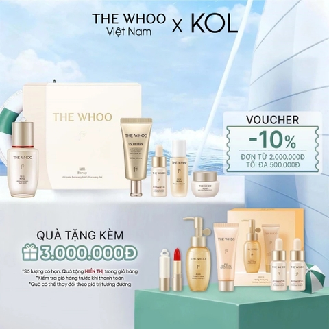 Bộ Tinh chất Trẻ Hóa Whoo Bichup Ultimate Recovery Discovery Set