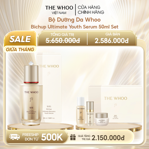 Tinh chất tự sinh Whoo Bichup Ultimate Recovery Youth Serum thế hệ 4