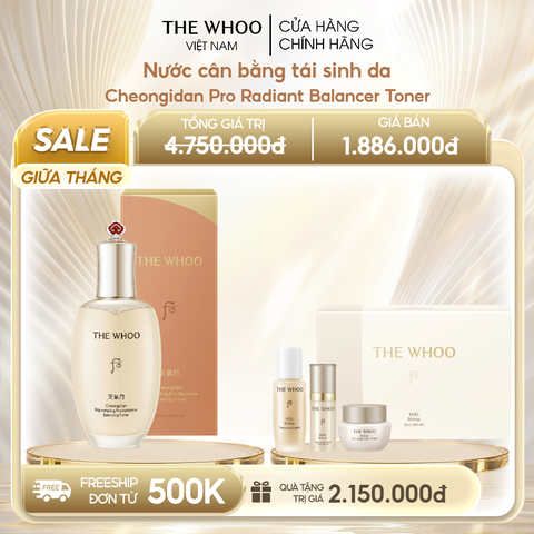 Nước cân bằng tái sinh da Cheongidan Pro Radiant Balancer Toner