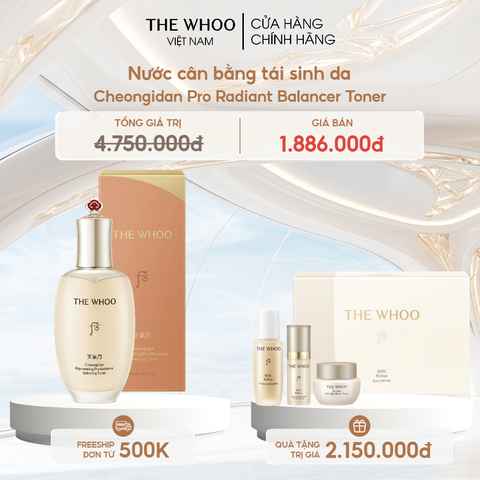 Nước cân bằng tái sinh da Cheongidan Pro Radiant Balancer Toner