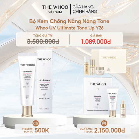 Bộ Kem Chống Nắng Nâng Tone Whoo UV Ultimate Tone Up Y26