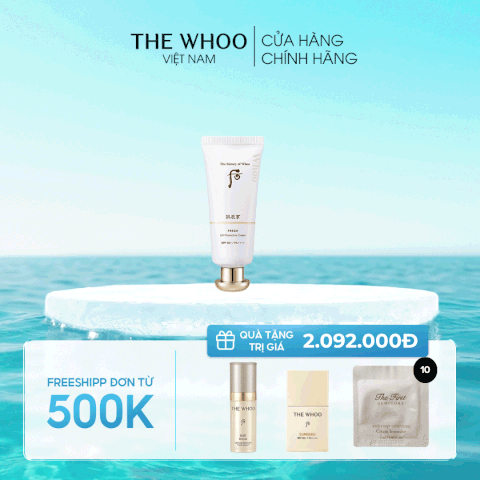 Kem chống nắng cho da nhạy cảm Gongjinhyang Fresh Sun Cream SPF50+/PA++++