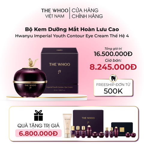 Bộ Kem Mắt Kiệt Tác Hoàn Lưu Cao Whoo Hwanyu Imperial Youth Contour Eye Cream Thế Hệ 5
