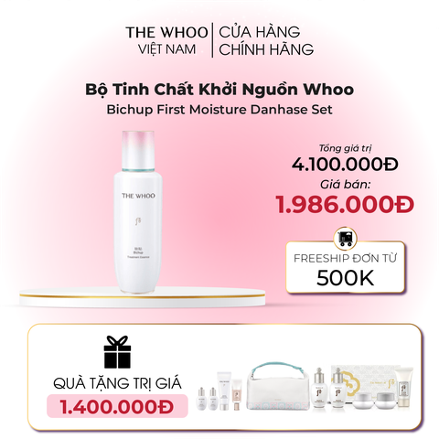 Bộ Tinh Chất Khởi Nguồn Whoo Bichup First Moisture Danhase Y25 Set