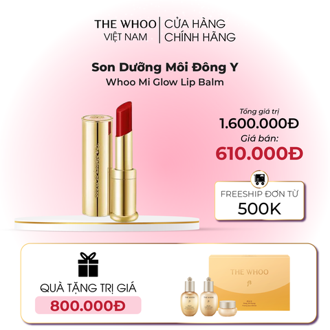 Son Dưỡng Môi Đông Y Whoo Mi Glow Lip Balm