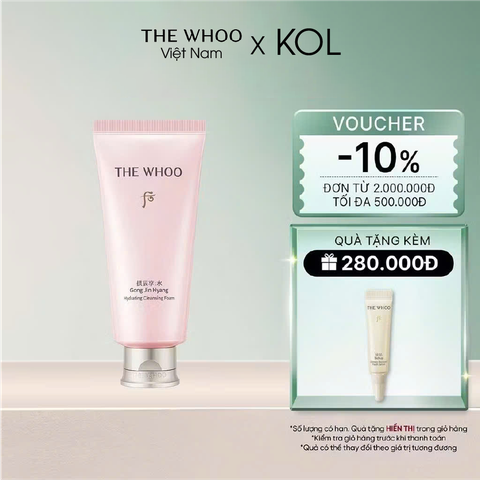 Sữa rửa mặt cấp ẩm Gongjinhyang Soo Hydrating Foam Cleanser