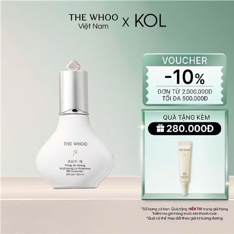 Kem nền trang điểm chống nắng Gongjinhyang Seol Radiant White Sun BB SPF45/PA+++