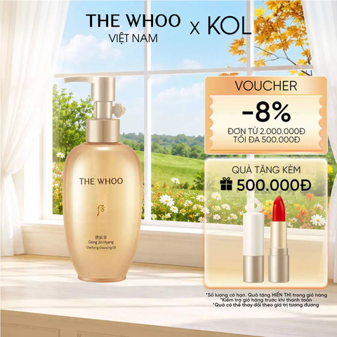 [KOL x The Whoo] Dầu tẩy trang Whoo Gongjinhyang Cleansing Oil