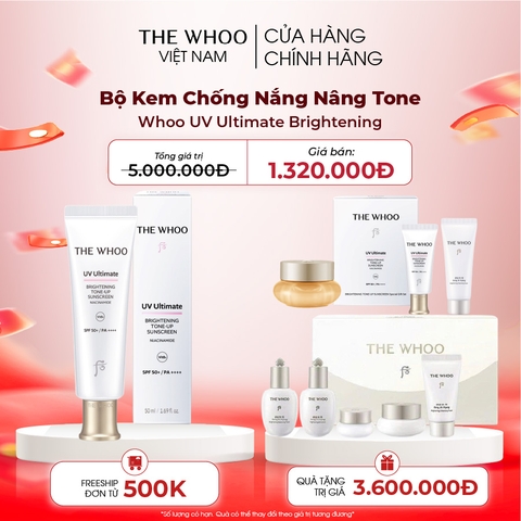 Bộ Kem Chống Nắng Nâng Tone Whoo UV Ultimate Ultimate Brightening