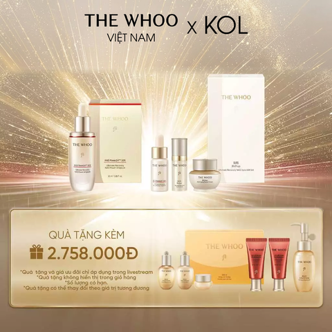 [KOL x The Whoo] Bộ Dưỡng Da The Whoo Bichup NAD Power Ampoule 30ml Set