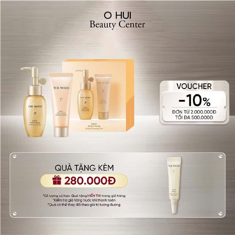 Bộ Làm Sạch Whoo Gongjinhyang Clarifying Cleansing Duo Kit