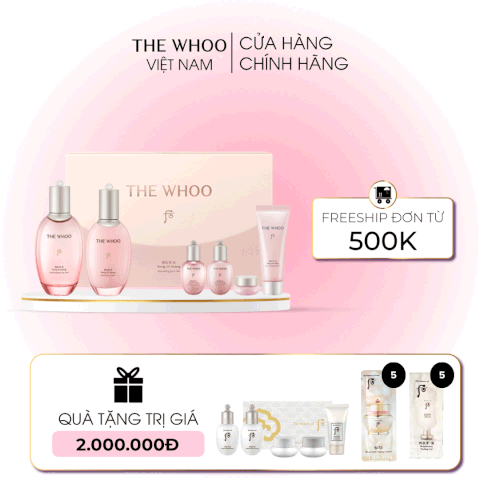 Bộ Dưỡng Ẩm Chống Lão Hóa Whoo Gongjinhyang Soo Vital Hydrating 2pcs