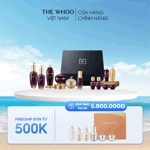 Bộ Dưỡng Da Kiệt Tác Hoàn Lưu Cao Whoo Hwanyu Imperial Youth Heritage Set