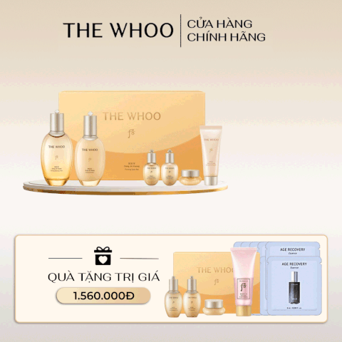Bộ Dưỡng Da The Whoo Gongjinhyang Firming 2pcs Set Holiday