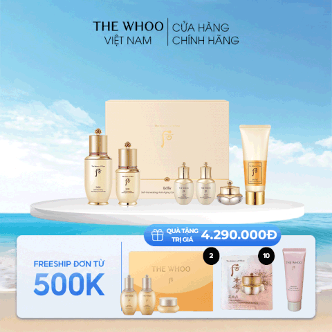 Bộ dưỡng da Whoo Bichup Self Generating Anti Aging Concentrate Special 2pcs set