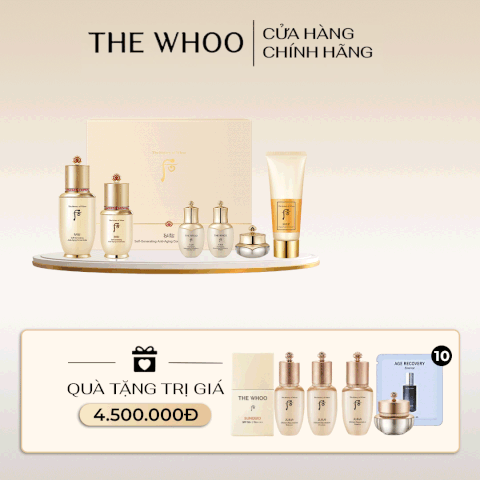 Bộ dưỡng da Whoo Bichup Self Generating Anti Aging Concentrate Special 2pcs set