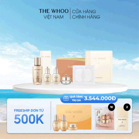 Bộ dưỡng da Whoo Bichup Ultimate Recovery Youth Serum Patch Set