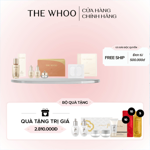 Bộ dưỡng da Whoo Bichup Ultimate Recovery Youth Serum Patch Set